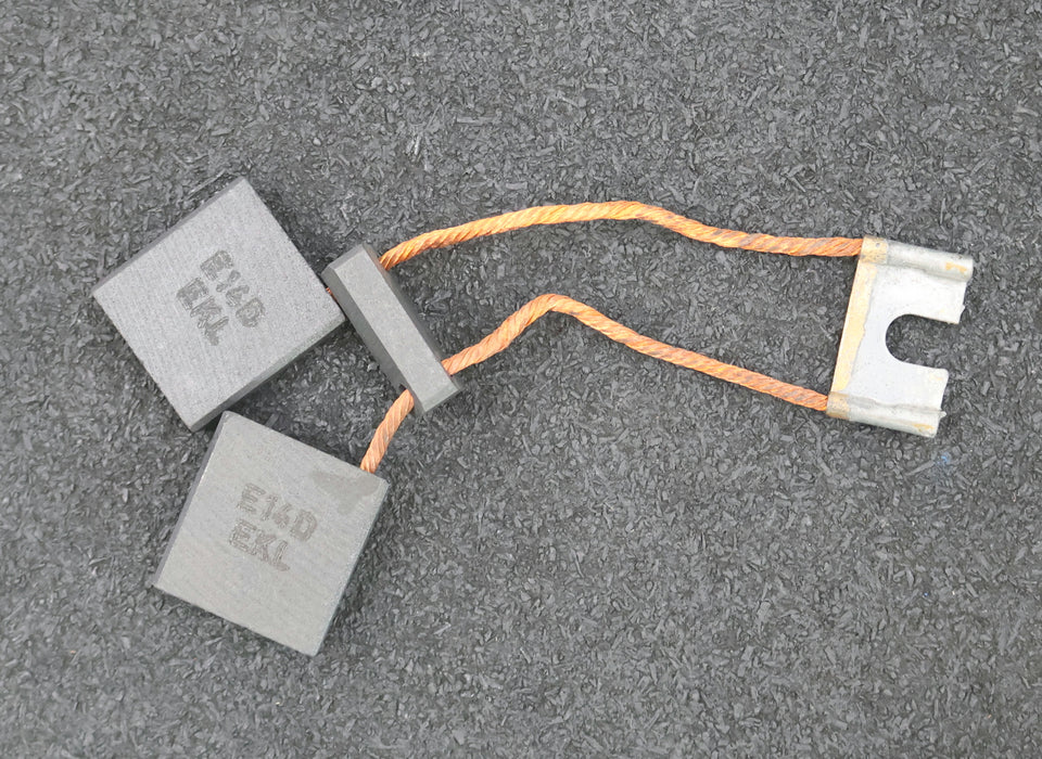 Bild des Artikels Kohlebürste-Montierte-Zwillingskohlebürste-mit-zwei-Litzen-EKL-E14D-12,4x25x32mm