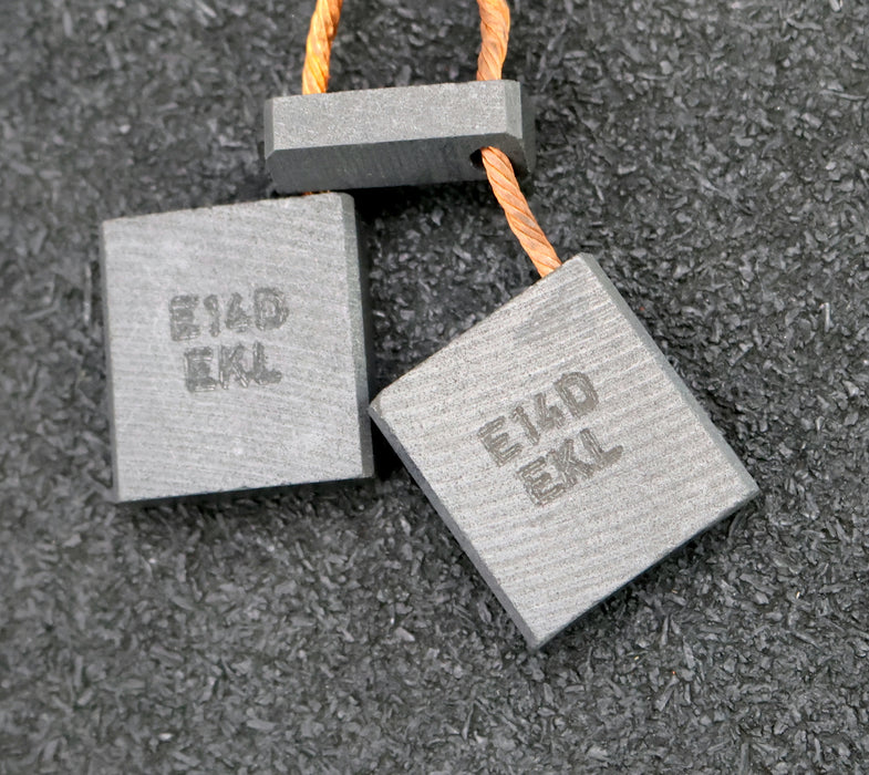 Bild des Artikels Kohlebürste-Montierte-Zwillingskohlebürste-mit-zwei-Litzen-EKL-E14D-12,4x25x32mm