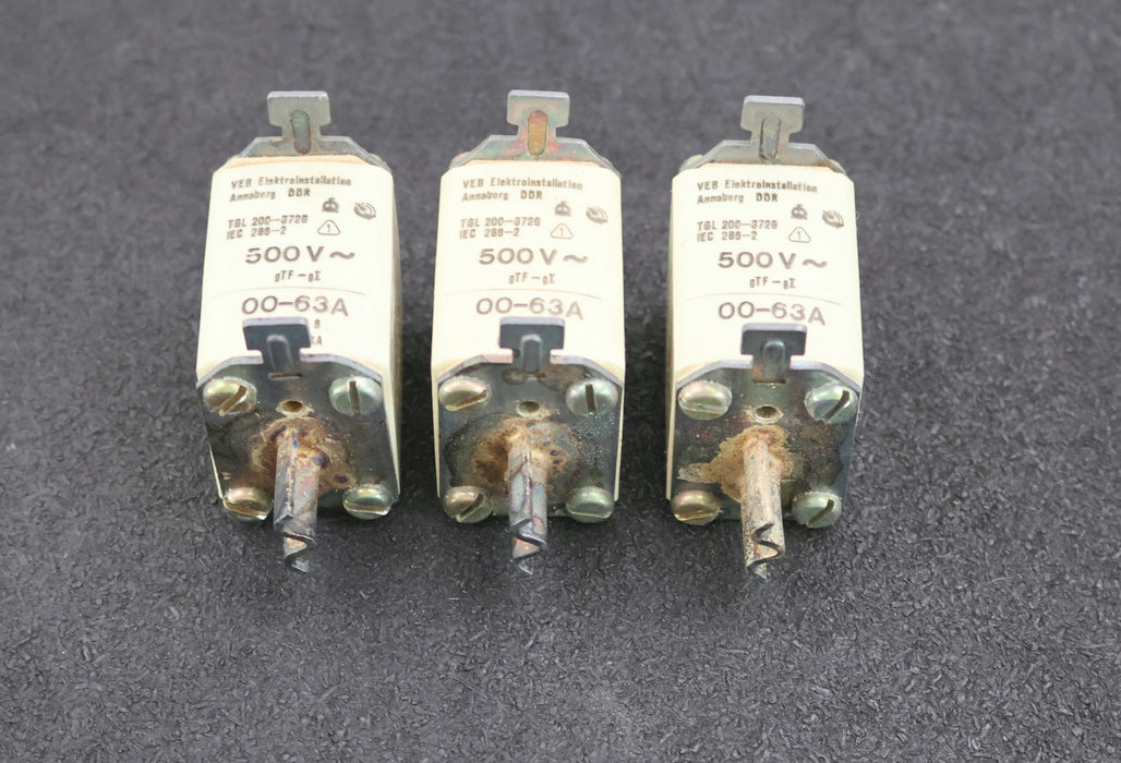 Bild des Artikels DDR-WEB-3x-Sicherungseinsatz-fuse-link-24580.9-500VAC-00-63A-gTF-gI-100kA