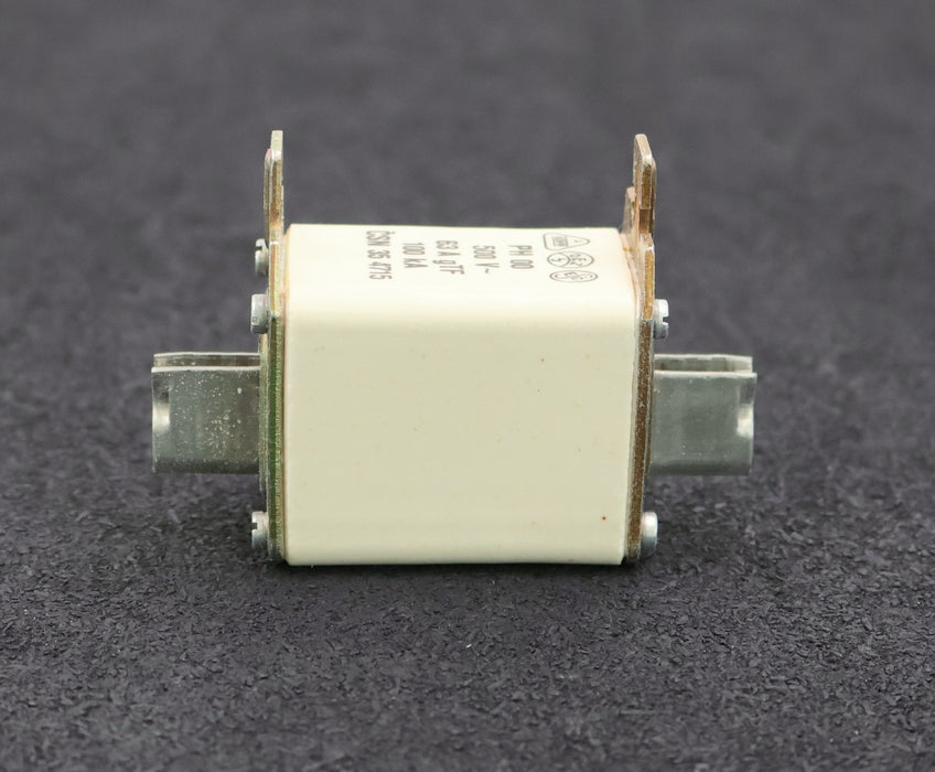 Bild des Artikels ZSE-5x-Sicherungseinsatz-fuse-link-PH00-500VAC-63A-Betriebsklasse-gTF-unbenutzt
