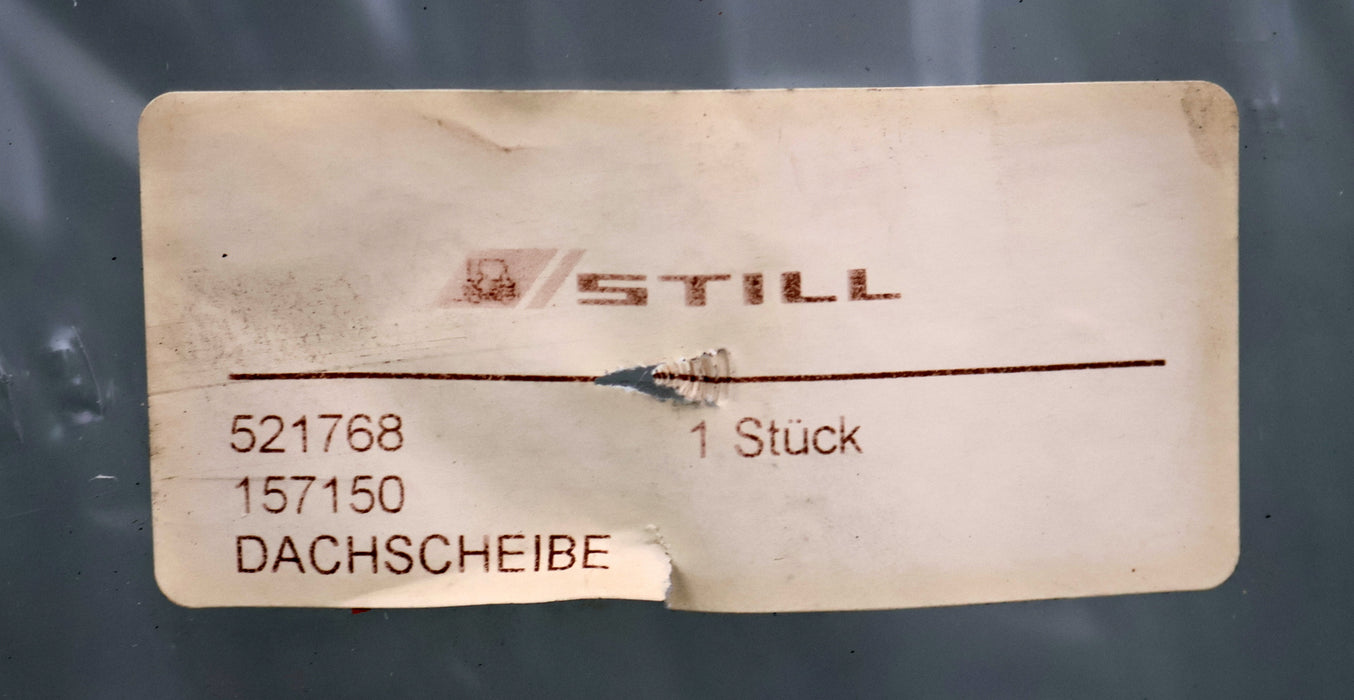 Bild des Artikels STILL-Dachscheibe-Id.Nr.-157150-Sicherheitsglas-Maße-960x503x7mm-unbenutzt