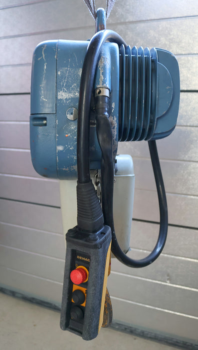 Bild des Artikels DEMAG-Elektrokettenzug-Typ-PK5N-F-Tragfähigkeit:-1t-Haupthub-5m/min---überprüft
