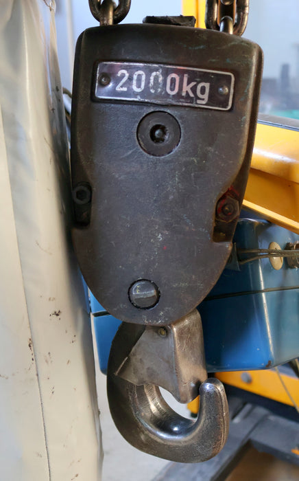 Bild des Artikels DEMAG-Elektrokettenzug-Typ-PK10N-Tragfähigkeit-2t-Haupthub-6m/min---überprüft