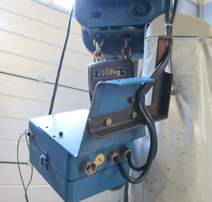 Bild des Artikels DEMAG-Elektrokettenzug-Typ-PK10N-Tragfähigkeit-2t-Haupthub-6m/min---überprüft