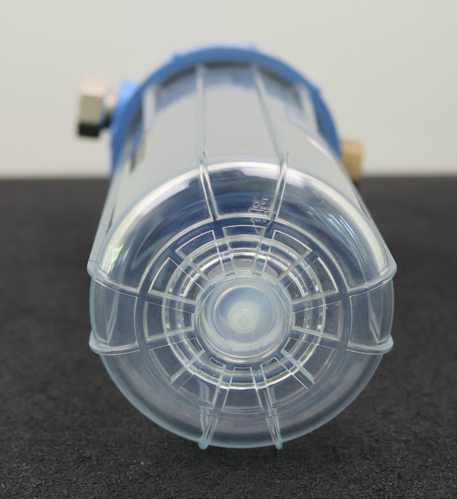 Bild des Artikels AQUAFILTER-Filtergehäuse-Länge-10''-klare-Filtertasse-blauer-Filterkopf
