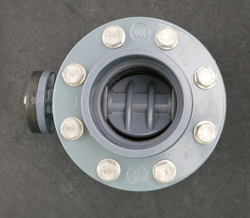 Bild des Artikels VDL-Absperrventil-Absperrklappe-ohne-Griff-aus-PVC-U-PN10-DN100-InnenØ-110mm