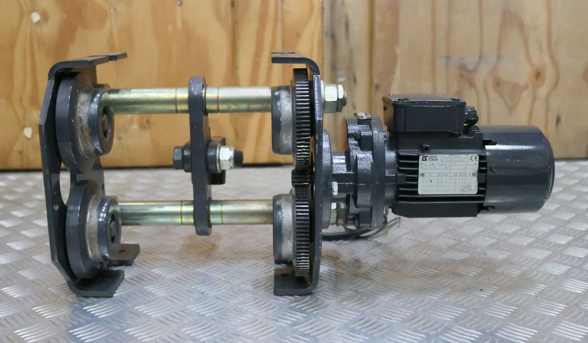 Bild des Artikels LEROY-SOMER-Elektrofahrwerk-No.-1R4510-10-M-C1C2C3-Motor-LS56FMC-220-240VDC