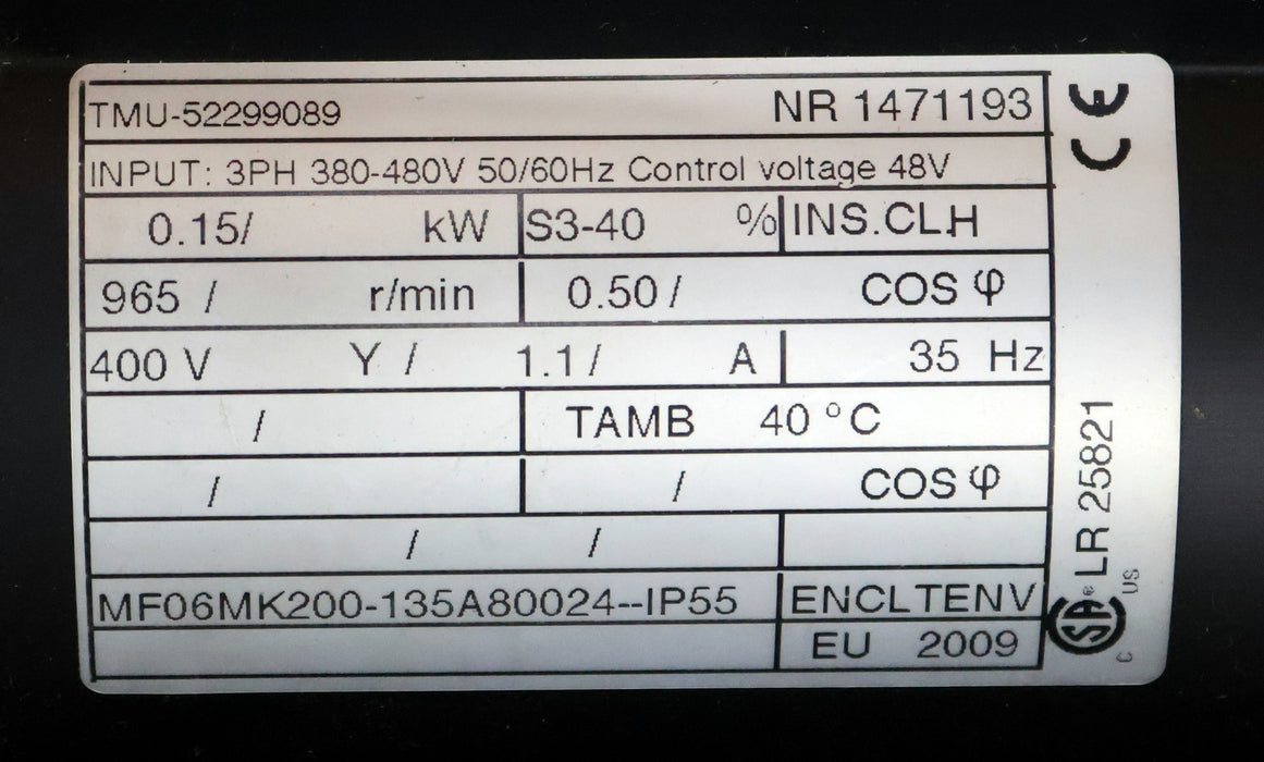 Bild des Artikels KONECRANES-Elektrofahrwerk-T0034573/3/G59183/15-Motor-TMU-52299089-überprüft