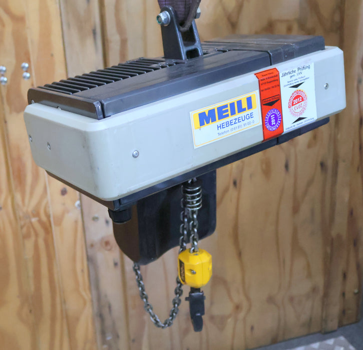 Bild des Artikels MEILI-Elektrokettenzug-Type-005SKB001206OHX4005MA-Tragfähigkeit-500kg-überprüft