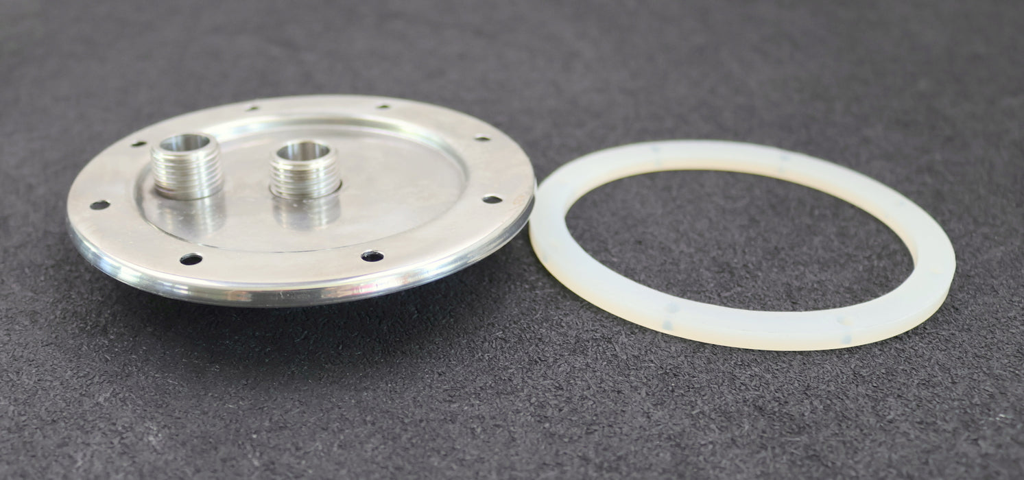 Bild des Artikels Edelstahl-Druckrohr-für-Umkehrosmose-Gesamtmaße-375xØ135mm-RohrØ-100mm-(4'')