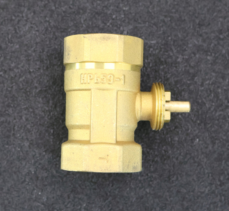 Bild des Artikels Messing-Kugelventil-HPb59-1-DN25-PN16-Anschlüsse-1''-unbenutzt