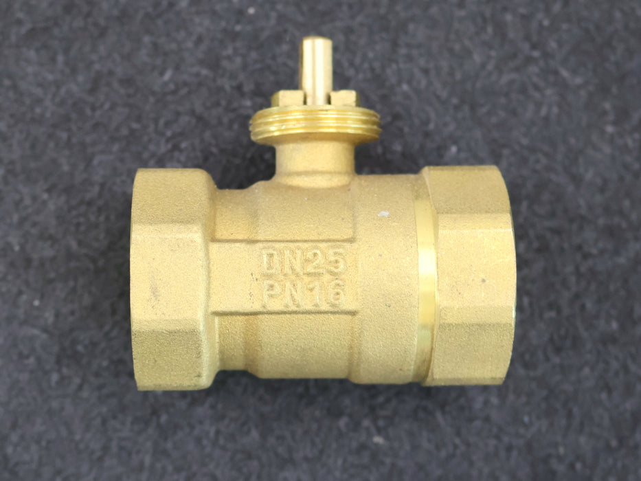 Bild des Artikels Messing-Kugelventil-HPb59-1-DN25-PN16-Anschlüsse-1''-unbenutzt