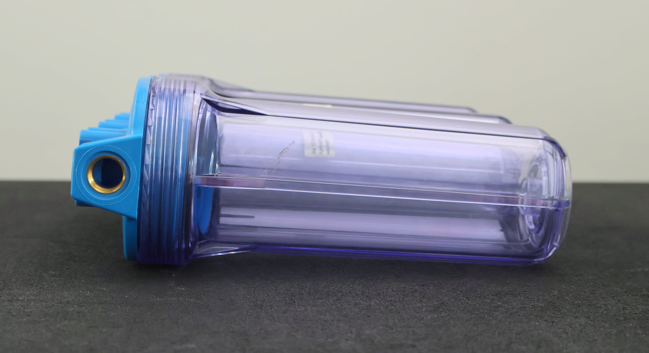 Bild des Artikels 3-fach-Wasseriltergehäuse-Größe-10"-Anschlüsse-1/2"-Tassen-klar