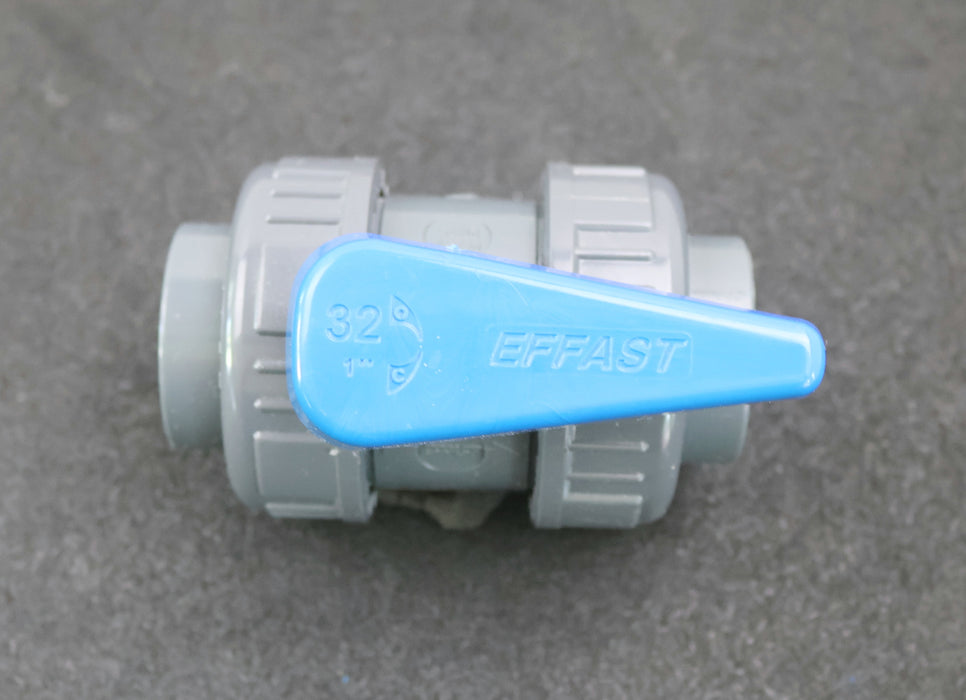 Bild des Artikels EFFAST-Kugelhahn-PVC-PN16-DN25-1''-Ø-32mm-D32-1''-unbenutzt
