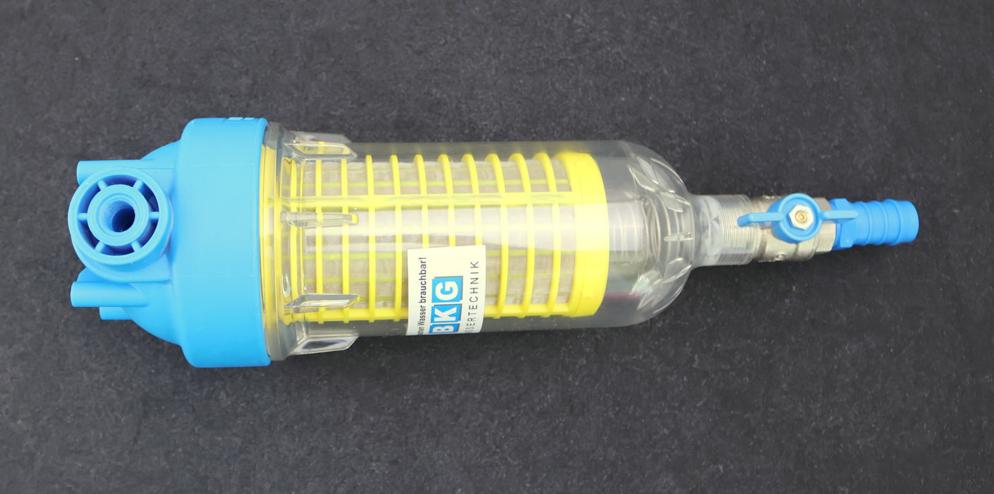 Bild des Artikels BKG-Rückspülfilter-Größe-10"-Anschlüsse-1/4''-transparentes-Filterglas