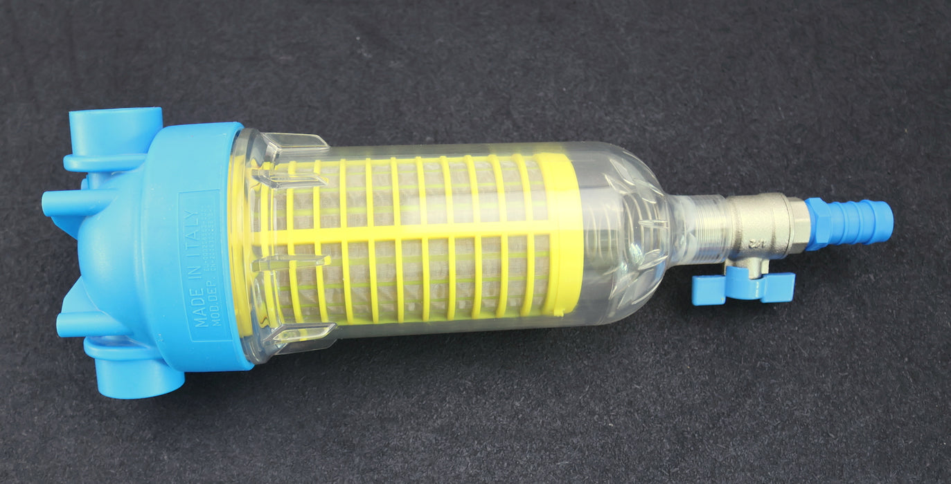 Bild des Artikels BKG-Rückspülfilter-Größe-10"-Anschlüsse-1/4''-transparentes-Filterglas