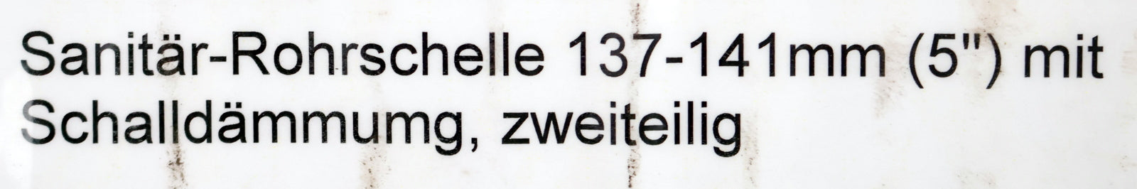 Bild des Artikels MUPRO-6x-Rohrschelle-137-141mm-(5'')-mit-Schaldämmung-Art.Nr.-7000662-unbenutzt