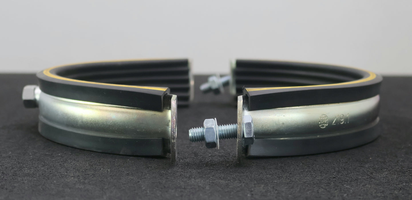 Bild des Artikels MUPRO-Rohrschelle-219,1-mit-Schaldämmung-unbenutzt