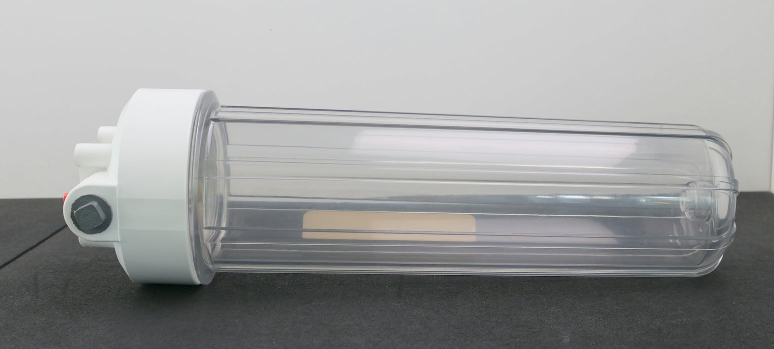 Bild des Artikels Filtergehäuse-Grösse-20''-klare-Filtertasse-Anschlüsse-1''-gebraucht