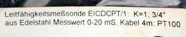 Bild des Artikels EMEC-BKG-Leitfähigkeitsmeßsonde-EICDCPT/1-aus-Edelstahl-Sonde-3/4''-K=-1-0-20µS