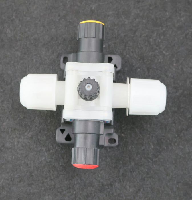 Bild des Artikels Multifunktionsventil-mit-Wandhalterung-für-Dosierpumpen-Druckhalteventil-0-5bar