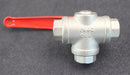 Bild des Artikels 3-Wege-Kugelhahn-1/2''-IG-08A-PN40-mit-Hebel-Material-Messing-unbenutzt