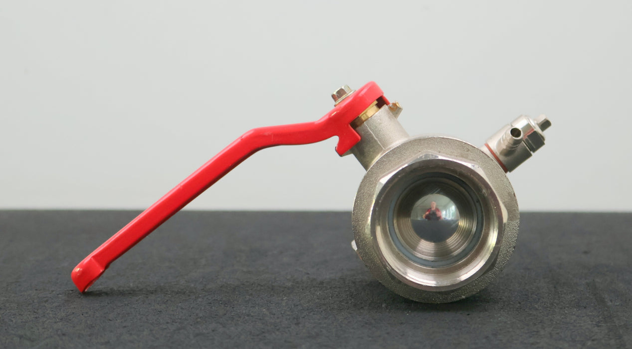 Bild des Artikels IPG-Ms-Kugelhahn-mit-Entleerung-MS58-1-1/2''-PN20-Material-Messing-vernickelt