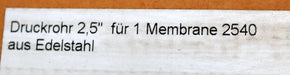 Bild des Artikels BKG-2,5''-Edelstahl-Druckrohr-für-Umkehrosmose-für-1-Membrane-2540-Länge-105cm