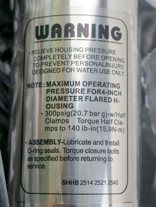 Bild des Artikels BKG-2,5''-Edelstahl-Druckrohr-für-Umkehrosmose-für-1-Membrane:-Länge-40''/105cm