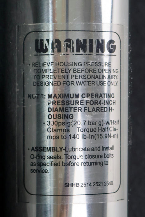 Bild des Artikels BKG-2,5''-Edelstahl-Druckrohr-für-Umkehrosmose-für-1-Membrane:-Länge-40''/108cm