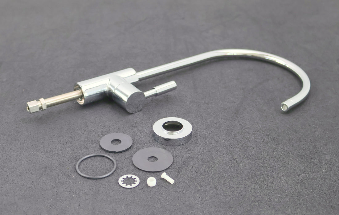 Bild des Artikels Edelstahl-Ein-Wege-Wasserhahn-passend-für-alle-Osmoseanlagen-Auslaufhahn-360°