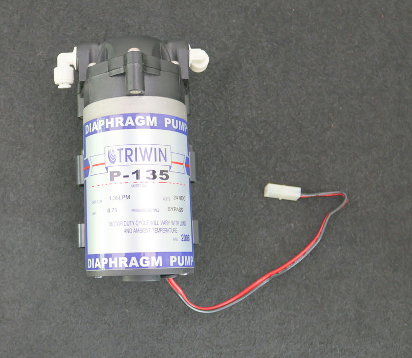 Bild des Artikels TRIWIN-RO-Membran-Druckerhöhungspumpe-Model-P-135-24VDC-1,35LPM-0,75A-gebraucht