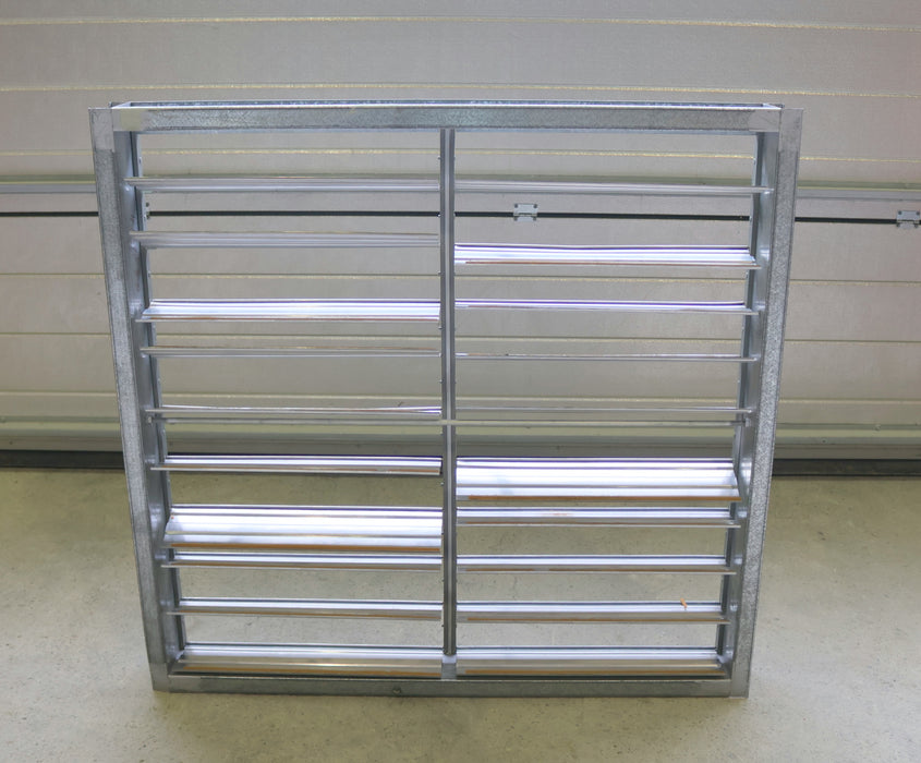 Bild des Artikels Rückschlagklappe-für-Zuluftanlagen-1092x1147x123mm-aus-Stahl-Lammellen-aus-Blech