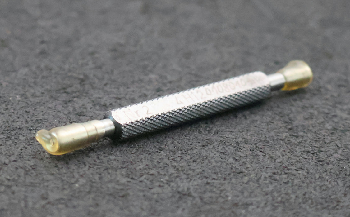 Bild des Artikels Grenzlehrdorn-Gut/Ausschuss-Prüfdorn-Ø-4mm-H12-Nr.-2-Toleranzbereich-0-/-+12µm