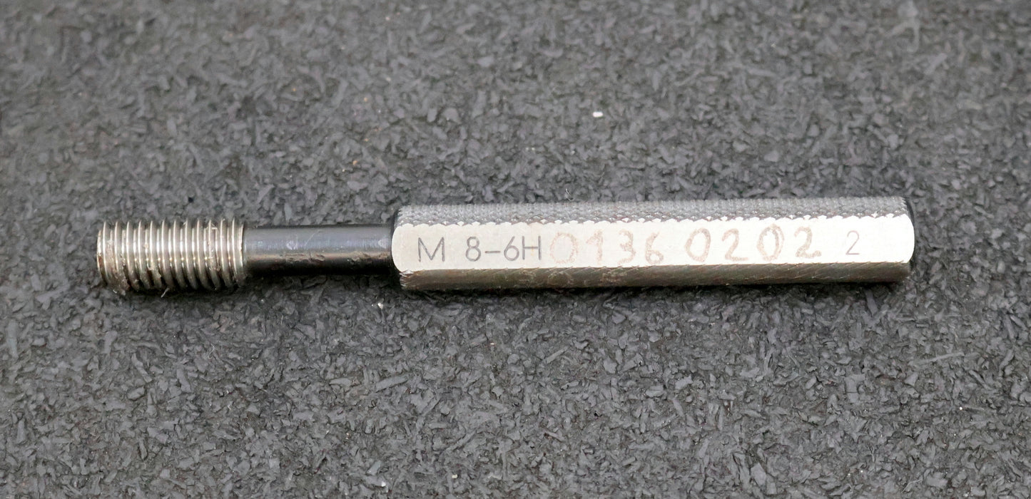 Bild des Artikels Gewinde-Grenzlehrdorn-Gut/Ausschuss-Prüfdorn-M8--6H-Nr.-2-gebraucht