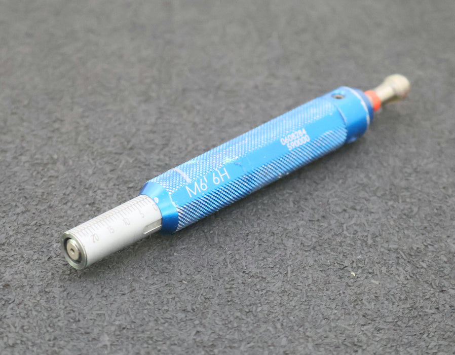 Bild des Artikels Gewinde-Grenzlehrdorn-mit-Tiefenmessung-M6-6H-Messtiefe-20mm-gebraucht
