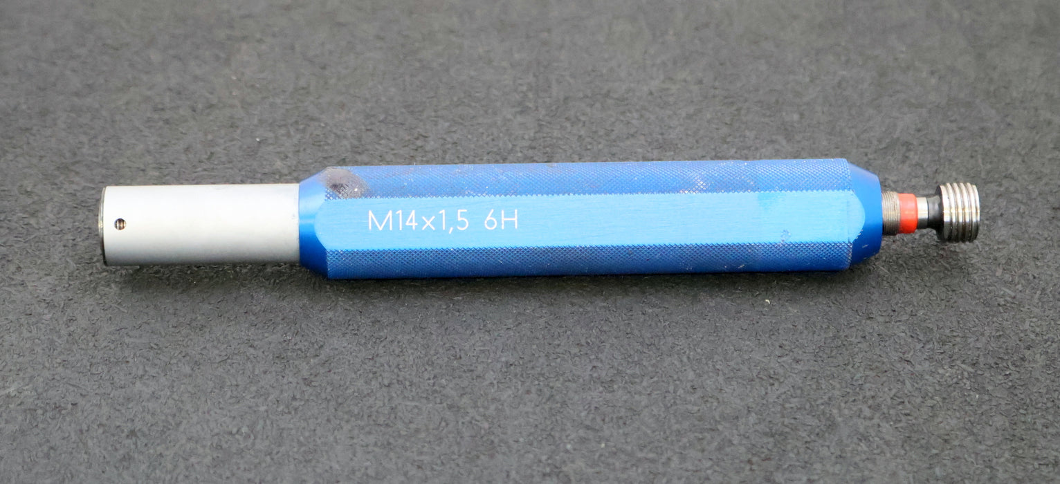 Bild des Artikels Gewinde-Grenzlehrdorn-mit-Tiefenmessung-M14x1,5-6H-Messtiefe-40mm-gebraucht