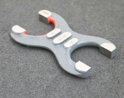 Bild des Artikels Grenzrachenlehre-Doppelmäulig-30mm-e8-Toleranzbereich--40/-73µm-gebraucht