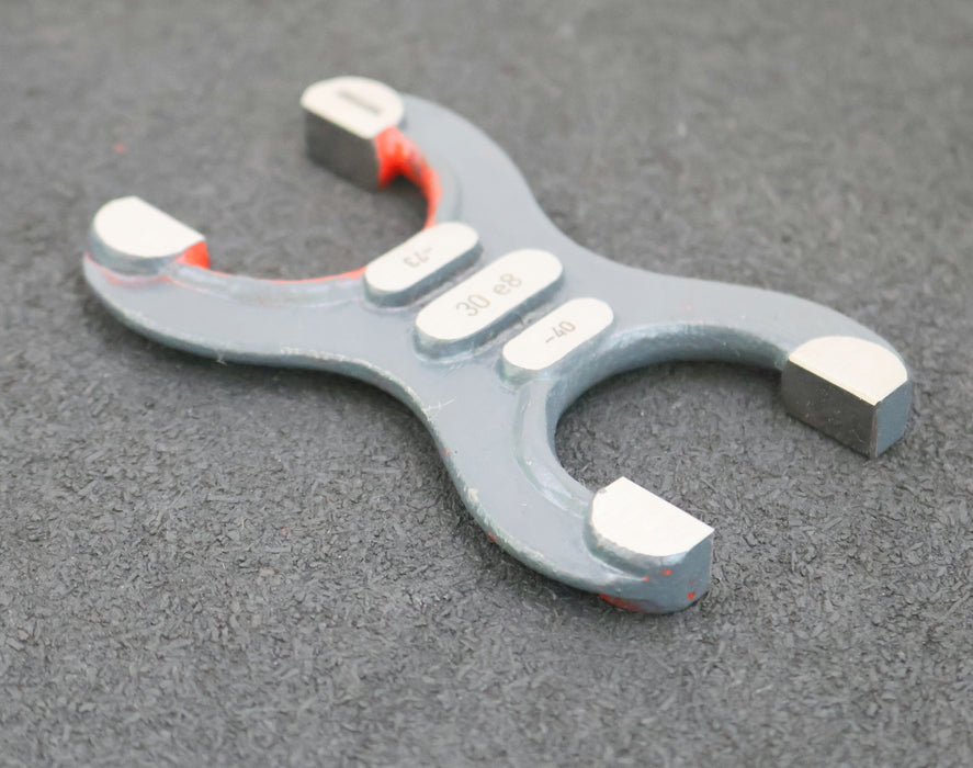 Bild des Artikels Grenzrachenlehre-Doppelmäulig-30mm-e8-Toleranzbereich--40/-73µm-gebraucht