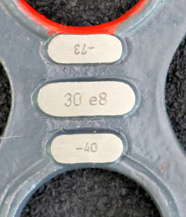 Bild des Artikels Grenzrachenlehre-Doppelmäulig-30mm-e8-Toleranzbereich--40/-73µm-gebraucht