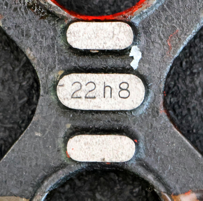 Bild des Artikels Grenzrachenlehre-Doppelmäulig-22mm-h8-Toleranzbereich--33/0µm-gebraucht