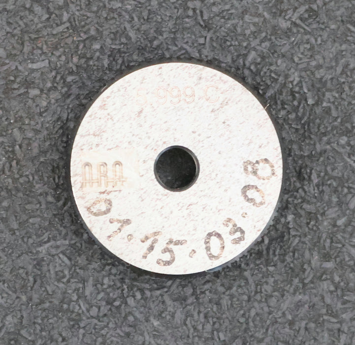 Bild des Artikels Einstellring-BohrungsØ-5,999mm-gebraucht