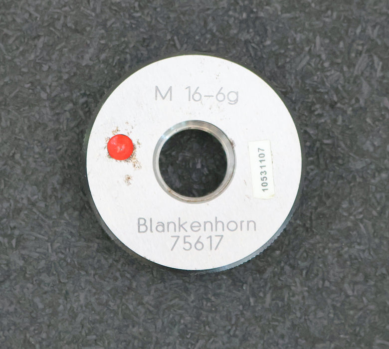 Bild des Artikels BLANKENHORN-Gewindelehrring-M16x-6g-75617-gebraucht