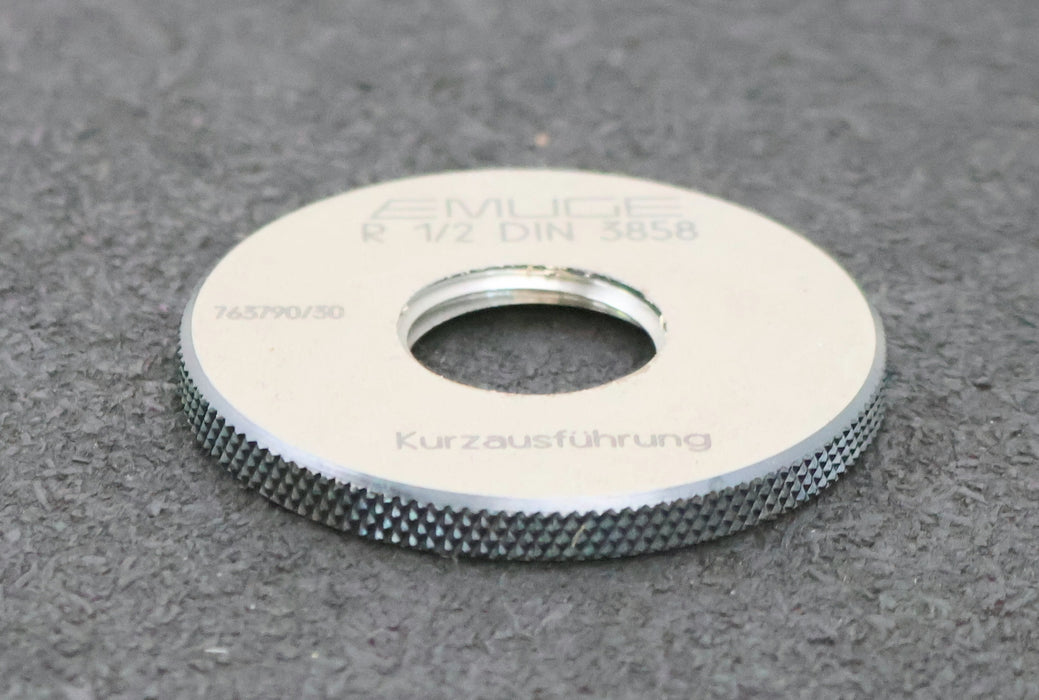 Bild des Artikels EMUGE-Gewindegrenzlehrring-Gut/Ausschuss-Prüfring-R1/2-DIN3858-Kurzausführung