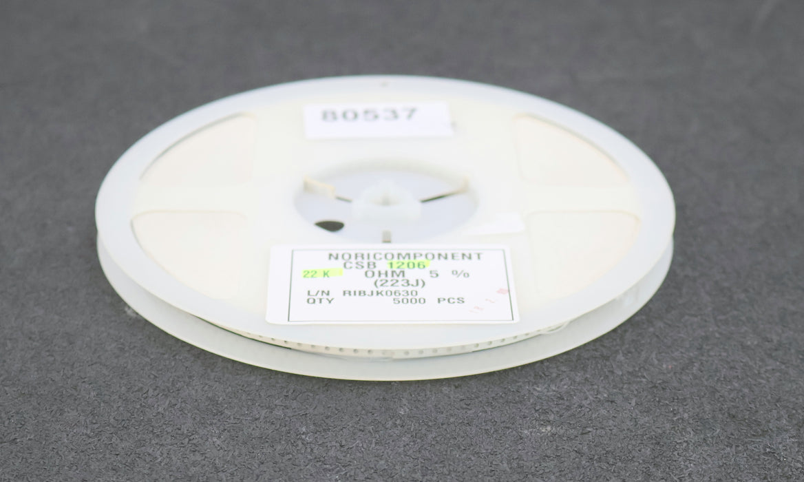 Bild des Artikels NORICOMPONENT-5000x-SMD-Widerstand-22kΩ-CSB-1206-223J-22000-Ohm-Model-RIBJK0630