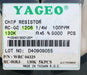 Bild des Artikels YAGEO-2500x-SMD-Widerstand-130kΩ-1206-RC-06RJ-130000-Ohm-Model-04329WRC