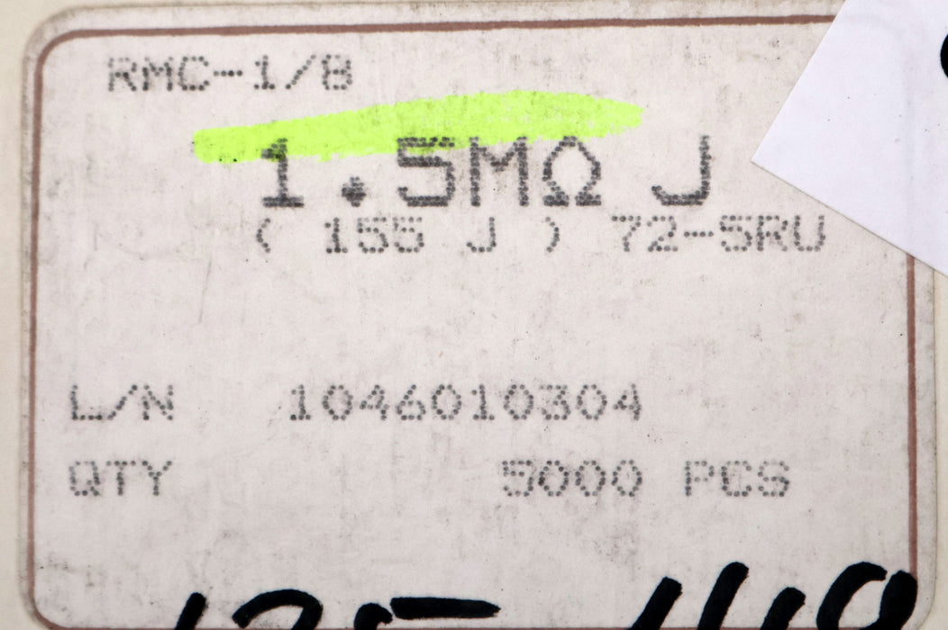 Bild des Artikels KAMAYA-ELECTRIC-4500x-SMD-Widerstand-1,5MkΩ-RMC-1/8-155J-1500000-Ohm-72-5RU