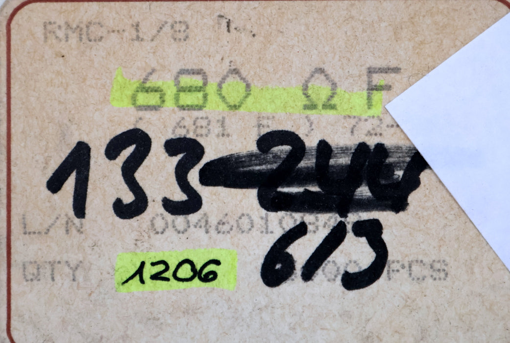 Bild des Artikels KAMAYA-ELECTRIC-1500x-SMD-Widerstand-680Ω-RMC-1/8-681F-680-Ohm-Model-72-5RU