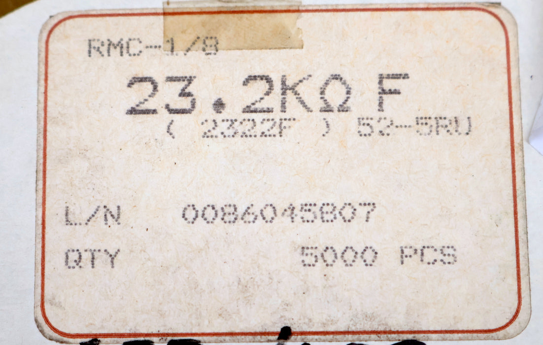 Bild des Artikels KAMAYA-ELECTRIC-4500x-SMD-Widerstand-23,2kΩ-RMC-1/8-2322F-23200-Ohm-Model-52-5RU