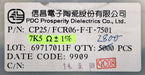 Bild des Artikels PDC-2800x-SMD-Widerstand-7,5kΩ-7500-Ohm-Model-CP25/FCR-06-F-T-7501